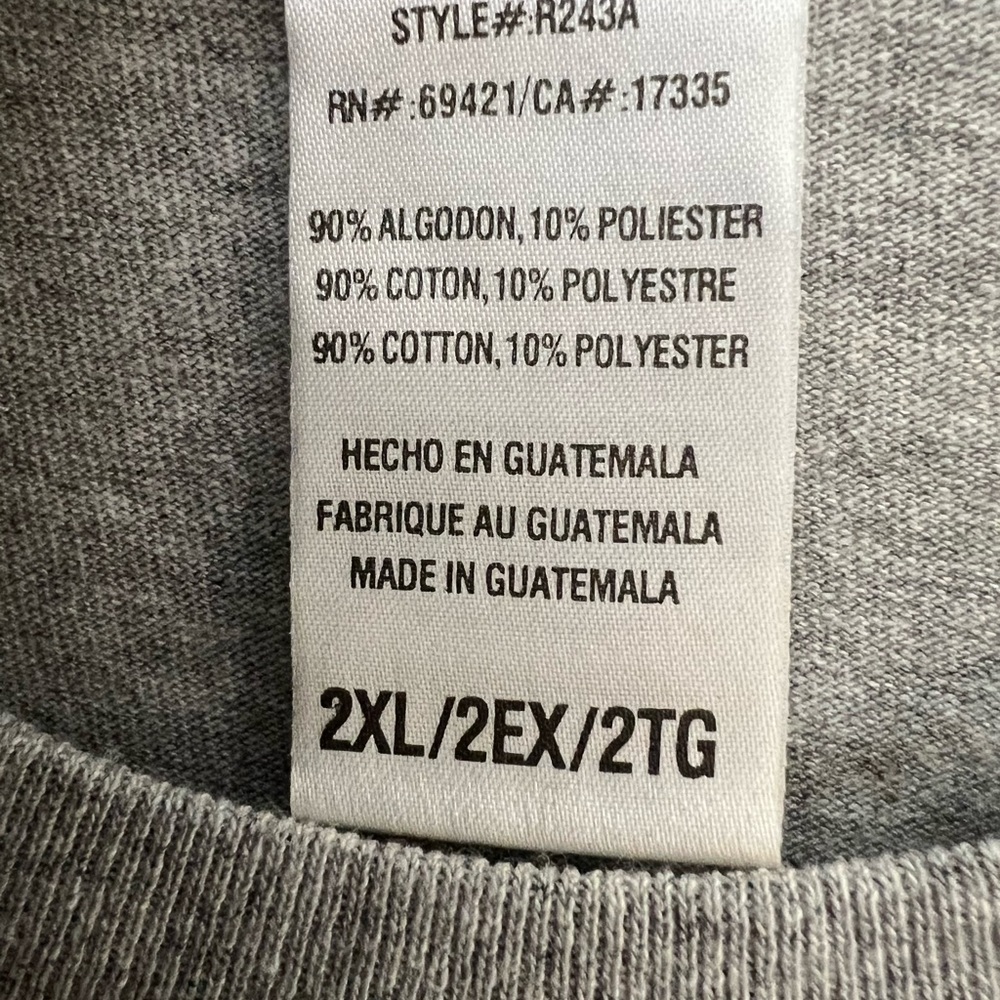 NFL.. APPAREL LONG SLEEVE TEE SHIRT. SIZE 2XL 100% COTTON. IN GREAT CONDITION☑️ - Picture 8 of 8